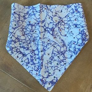 Purple bedazzled dog bandana